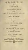 Cover of Areopagitica