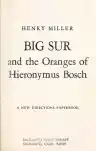 Cover of Big Sur and the Oranges of Hieronymus Bosch