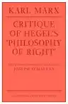Cover of Critique of Hegel's Philosophy of Right