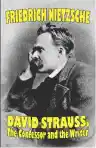Cover of David Strauss, the Confessor and the Writer