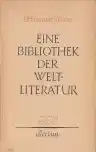 Cover of Eine Bibliothek der Weltliteratur