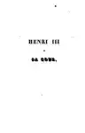 Cover of Henri III et sa cour