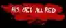 Cover of His Face All Red