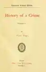 Cover of Histoire d'un crime