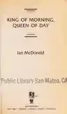 Cover of King of Morning, Queen of Day