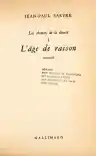 Cover of L'Âge de raison