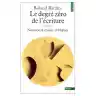 Cover of Le Degré zéro de l’écriture