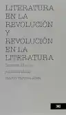 Cover of Literatura en la revolución y revolución en la literatura
