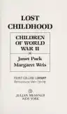 Cover of Lost Childhood: Children of World War II