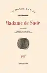 Cover of Madame de Sade
