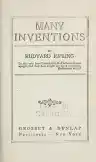 Cover of Many Inventions