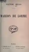 Cover of Marion de Lorme