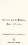 Cover of Musings and Meditations