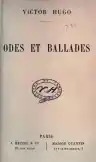Cover of Odes et Ballades