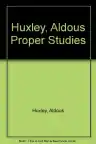 Cover of Proper Studies