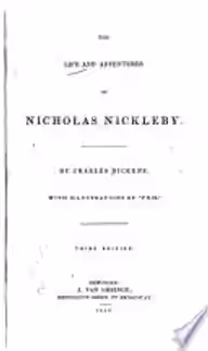 Cover of Nicholas Nickleby