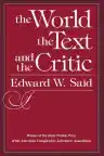 Cover of The World, the Text, and the Critic