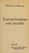 Cover of Tous les hommes sont mortels