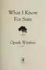 Cover of What I Know for Sure